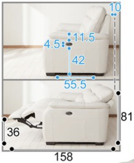 ニトリ電動リクライニングソファ「クローナNB」のデメリット3